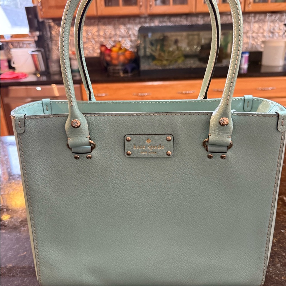 Kate Spade Light Green Tote Bag